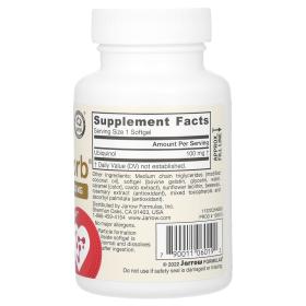 JARROW Убихинол QH-Absorb 100 мг, 60 капсул. фото