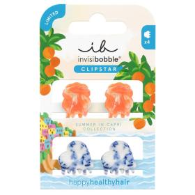 Invisibobble Мини заколка-крабик Summer in Capri Mediterranean Minis, 4 шт. фото