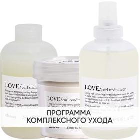 Davines Программа Love Curl комплексный уход шампунь 250 мл  кондиционер 250 мл  праймер 150 мл. фото