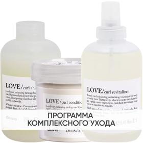 Davines Программа Love Curl комплексный уход шампунь 250 мл  кондиционер 250 мл  ревиталайзер 250 мл. фото