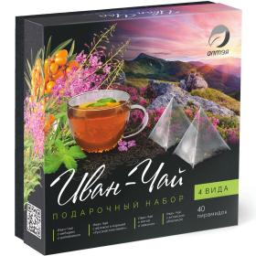 Алтэя Подарочный набор Иван-чай, 40 пирамидок х 2,5 г. фото