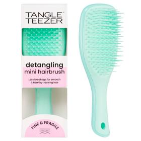 Tangle Teezer Расческа для тонких, окрашенных, ослабленных волос Mini Jade Lagoon. фото