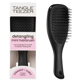 Tangle Teezer Расческа для прямых и волнистых волос Mini Liquorice Black. фото