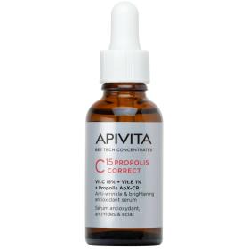 Apivita Антивозрастная корректирующая сыворотка для лица C15 Propolis Correct, 30 мл. фото