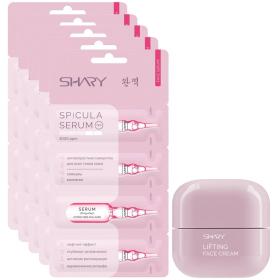 Shary Набор Сила молодости сыворотка 5 х 8 г  крем 50 г. фото