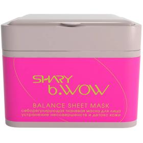 Shary Себорегулирующая тканевая маска для проблемной кожи лица, 30 шт. фото