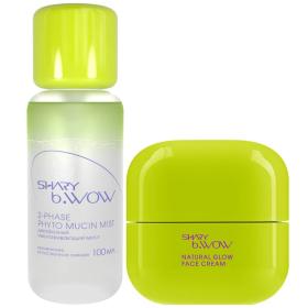 Shary Набор Двойная система светящейся кожи мист 100 мл  гель-крем 50 г. фото