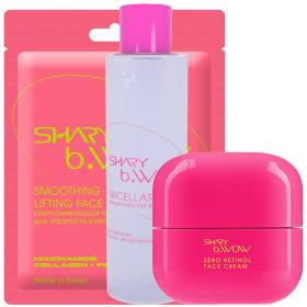 Shary Набор Баланс и восстановление мицеллярная вода 250 мл  тканевая маска 28 г  крем 50 г. фото