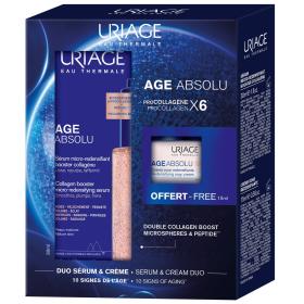 Uriage Набор сыворотка-бустер 30 мл  восстанавливающий крем 15 мл. фото