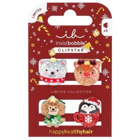 Invisibobble Мини заколки-крабики для волос детские Sparkle in a Cup, 4 шт. фото