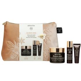 Apivita Набор Anti-Aging крем легкий 50 мл  сыворотка 10 мл  крем для век 5 мл. фото