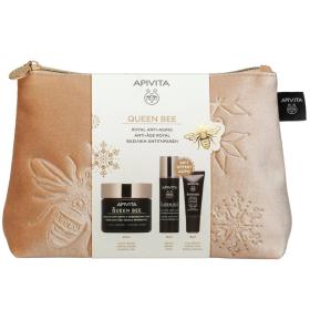 Apivita Набор Anti-Aging крем легкий 50 мл  сыворотка 10 мл  крем для век 5 мл. фото