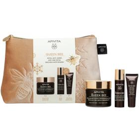 Apivita Набор Anti-Aging крем насыщенный 50 мл  сыворотка 10 мл  крем для век 5 мл. фото