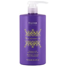 Kapous Professional Шампунь с маслом ореха макадамии для всех типов волос, 750 мл. фото