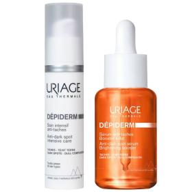 Uriage Набор против пигментных пятен сыворотка 30 мл  интенсивный уход 30 мл. фото