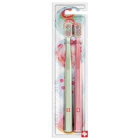 Curaprox Набор ультрамягких зубных щеток Duo Microscope Edition 2024, 2 щетки. фото