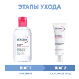 Bioderma Программа Sensibio AR очищение и основной уход мицеллярная вода 250 мл  крем 40 мл. фото