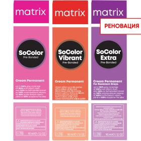 Matrix Перманентный аммиачный краситель для волос SoColor, 90 мл. фото