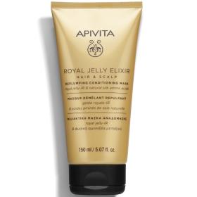 Apivita Восстанавливающая маска-кондиционер для волос и кожи головы Эликсир маточного молочка, 150 мл. фото