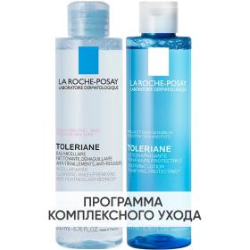 La Roche-Posay Программа Toleriane очищение мицеллярная вода 200 мл  тоник 200 мл. фото