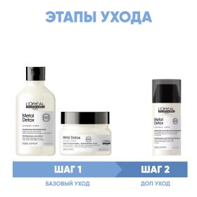 Loreal Professionnel Программа Metal Detox комплексный уход шампунь 300 мл  маска 250 мл  крем 100 мл. фото