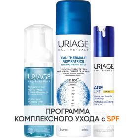 Uriage Программа Age Lift очищение и основной уход мусс 150 мл  термальная вода 150 мл  крем SPF30 40 мл. фото