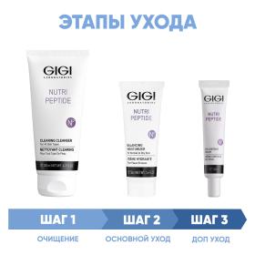 GiGi Программа Nutri-Peptide комплексный уход гель 200 мл  крем нормжирн кожа 50 мл  крем для век 20 мл. фото