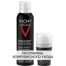 Vichy Программа Homme основной и дополнительный уход пена для бритья 200 мл  дезодорант 50 мл. фото