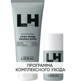 Lierac Программа Homme очищение и дополнительный уход гель для душа 200 мл  дезодорант 50 мл. фото