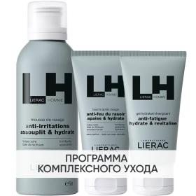 Lierac Программа Homme основной и дополнительный уход пена для бритья 150 мл  бальзам после бритья 75 мл  гель 50 мл. фото