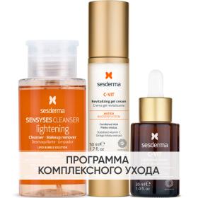 Sesderma Программа C-Vit комплексный уход лосьон 200 мл  крем-гель 50 мл  сыворотка 30 мл. фото