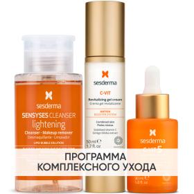 Sesderma Программа C-Vit комплексный уход лосьон 200 мл  крем-гель 50 мл  сыворотка 30 мл. фото