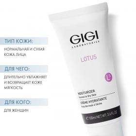 GiGi Крем увлажняющий для нормальной и сухой кожи лица Moisturizer Normal To Dry Skin, 100 мл. фото