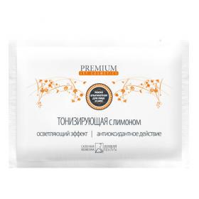 Premium Маска альгинатная Тонизирующая с лимоном, 1 шт.. фото