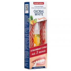 Global White Отбеливающий гель-карандаш для зубов Фруктовый микс, 5 мл. фото