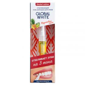 Global White Отбеливающий гель-карандаш для зубов Фруктовый микс, 5 мл. фото