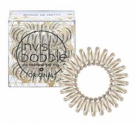 Invisibobble Резинка-браслет для волос Time To Shine Bronze Me Pretty, 3 шт. фото