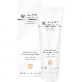 Janssen Cosmetics Дневной крем оптимал комплекс Optimal Tinted Complexion Cream Medium SPF 10, 50 мл. фото