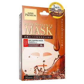 Japan Gals Маска для лица c тремя видами коллагена Essence Premium, 30 шт. фото