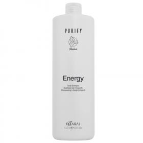 Kaaral Интенсивный энергетический шампунь с ментолом Daily Energy Shampoo, 1000 мл. фото