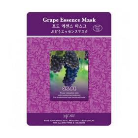 Mijin Тканевая маска виноград Grape Essence Mask Mijin 23 г. фото