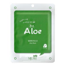 Mijin Маска тканевая с алое MJ on Aloe mask pack, 1 шт. фото