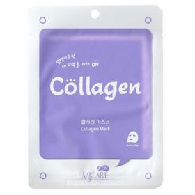 Mijin Маска тканевая с коллагеном MJ on Collagen mask pack, 1 шт. фото