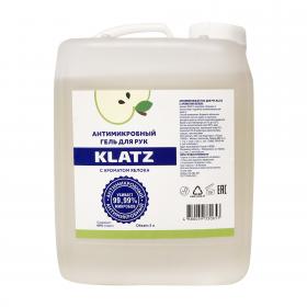 Klatz Антимикробный гель для рук с ароматом яблока, 5 л. фото