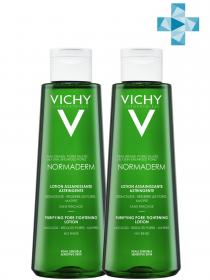 Vichy Комплект Нормадерм Лосьон Тоник, сужающий поры, 2х200 мл. фото
