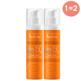 Avene Солнцезащитный флюид SPF 50 без отдушек, 50 мл х 2 шт.. фото