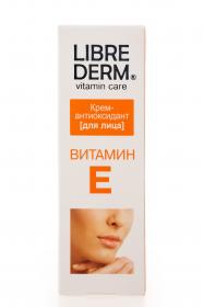 Librederm Крем-антиоксидант для лица с витамином Е, 50 мл. фото