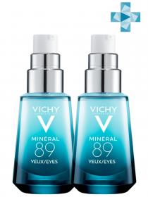 Vichy Комплект Mineral 89 Восстанавливающий и укрепляющий уход для кожи вокруг глаз, 2 шт. по 15 мл. фото