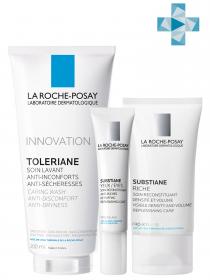 La Roche-Posay Набор Крем  Средство для контура глаз для зрелой кожи   Гель-уход для умывания. фото