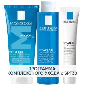 La Roche-Posay Программа Effaclar очищение и основной уход гель 200 мл  лосьон 200 мл  крем-гель SPF30 40 мл. фото